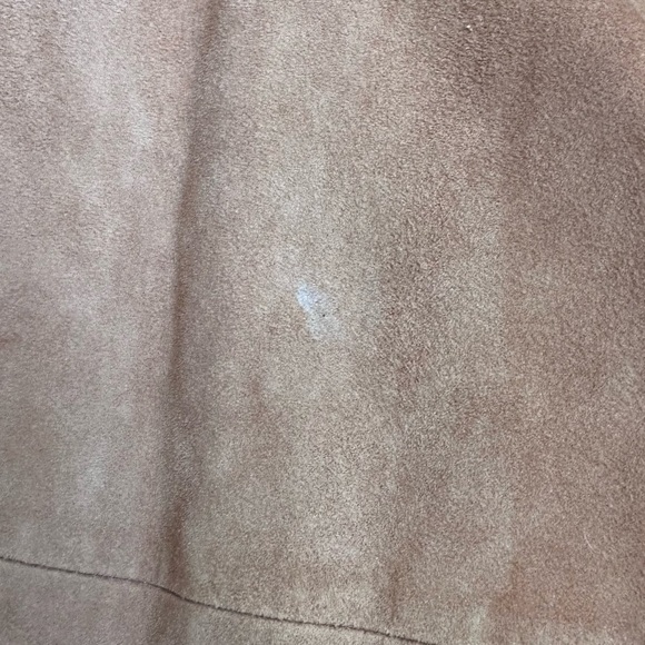 Eileen fisher 100% goat suede open cut jacket Womens size small - Picture 8 of 9